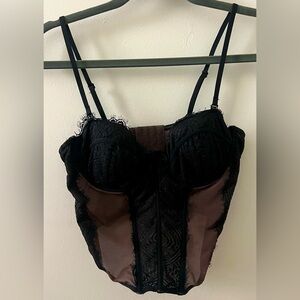 Black corset top